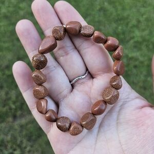 golden sandstone bracelet free form